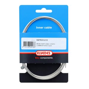 Cable de Frein VTT Elvedes Inox Lisse L2,25M (Vendu à L'Unite Sur Carte)