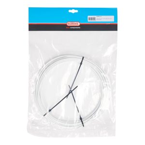 Gaine de Dérailleur Elvedes Blanc 4,1 Mm (Rouleau de 10M) Avec Liner Anti-Friction
