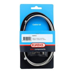 Kit Cable - Gaine de Frein Universel Elvedes Cable Inox - Gaine Noir 1700 Mm - 2350 Mm