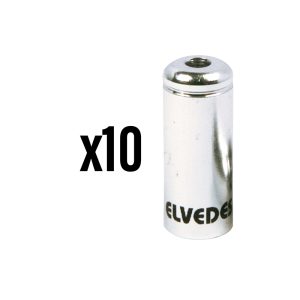 Embout de Gaine de Frein 5 Mm Alu Argent Etanche (Vendu Par 10) -Elvedes-
