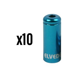 Embout de Gaine de Frein 5 Mm Alu Bleu Etanche (Vendu Par 10) -Elvedes-