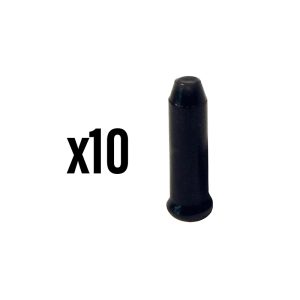 Embout de Cable Dérailleur-Frein Elvedes 2,3Mm Alu Noir (Vendu Par 10)