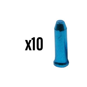 Embout de Cable Dérailleur-Frein Elvedes 2,3Mm Alu Bleu (Vendu Par 10)