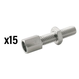 Vis Creuse Tendeur de Cable Velo M5 Laiton (Vendu Par 15) -Elvedes-