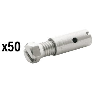 Serre Cable de Frein Diam 6 Mm - L 14 Mm Laiton (Vendu Par 50) -Elvedes-