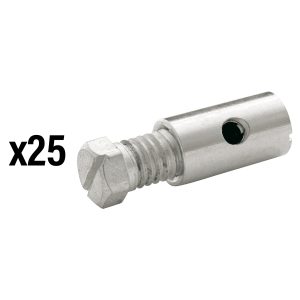 Serre Cable de Frein Diam 8 Mm - L 15 Mm Laiton (Vendu Par 25) -Elvedes-