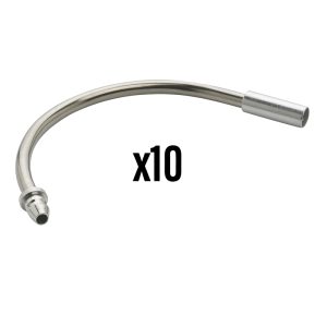 Coude V-Brake Elvedes 110° Inox (Vendu Par 10)