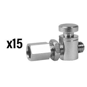 Boulon Ajusteur - Tendeur de Cable Elvedes Pour Frein Roller Brake M6 Laiton (Vendu Par 15)