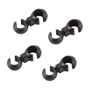 Attache Gaine Frein-Dérailleur Elvedes Diam 4,3 Mm Noir (Vendu Par 4)