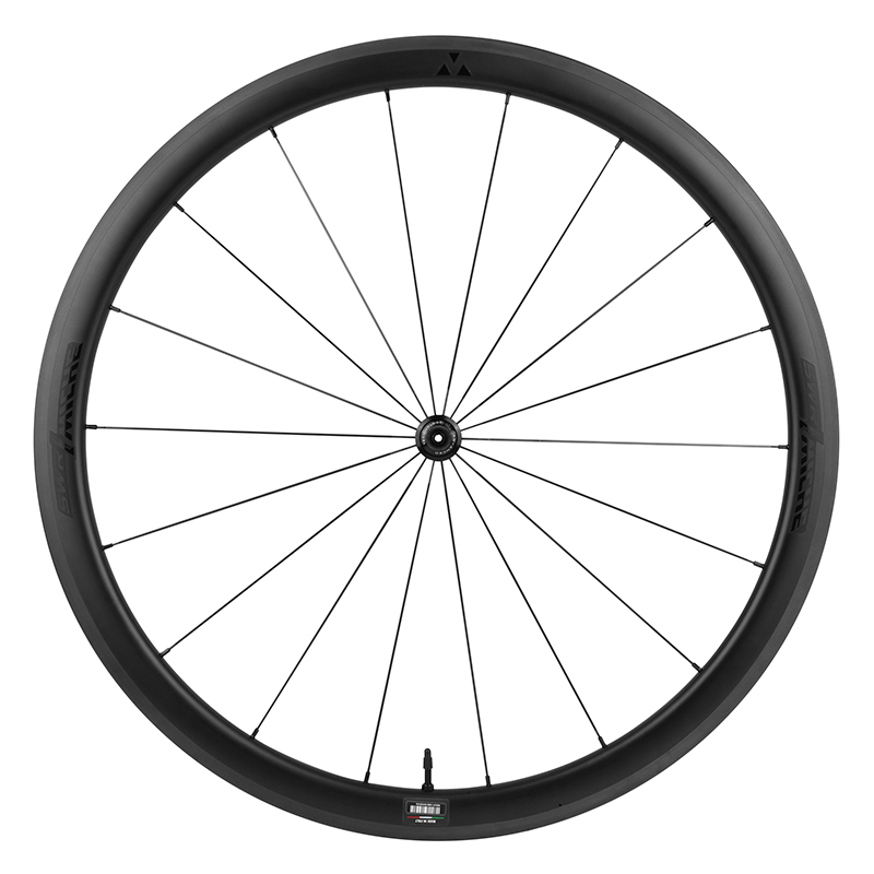 Roues Route Patin Blocage 700 Miche Swr38 Carbone Noir Cassette Shimano Sh 12-11-10V Hauteur-Profil 38 Mm (Paire) - Tubeless Ready – Image 3