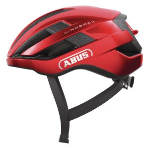 Casque Velo Adulte Abus Urbain Wingback Performance Rouge Brillant Taille M (54-58Cm) Reglage Molette