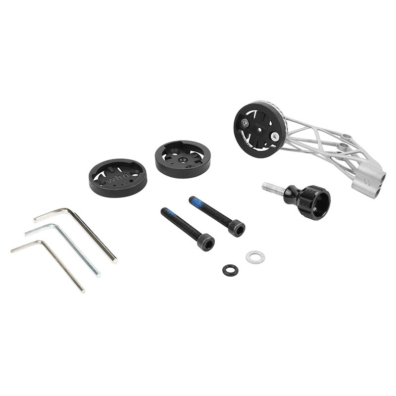 Support Gps - Compteur 3D Titane Fixation Pour Cintre Giant Generation 10 Tcr Specific Compatible Garmin 1050 17.9 G (Livre Avec Support Garmin, Bryton, Wahoo) -Newton- – Image 3