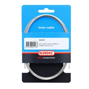 Cable de Dérailleur Elvedes Inox Slick D1.1 Mm  L4.00M Compatible Shimano-Sram