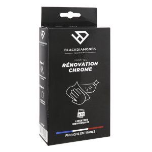 Lingettes Renovation Chrome Blackdiamonds (Boite de 5 Lingettes Individuelles) Fabrique En France