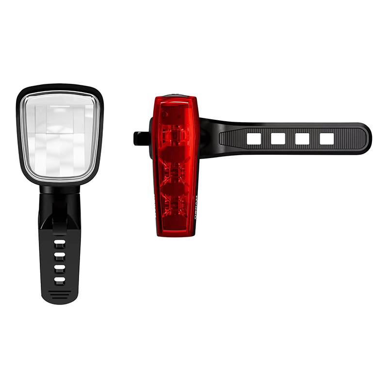 Eclairage Velo Usb Kit Osram Race 80 Lux Noir Fonction Eclairage Automatique- Feu Stop (Autonomie Mode 100% 4H) (Avant+Arriere) -Homologation Stvzo – Image 3