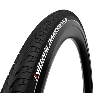 Pneu Vtc Urbain 700 X 45 Vittoria Randonneur Noir TR (47-622) Flanc Reflex Homologue VAE E50