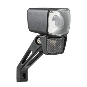 Eclairage Velo VAE - E-Bike Avant Sur Fourche Axa Nxt 30 E-Bike 6-48V 30Lux Homologue Noir Compatible Dynamo - Pour Voir à 50M Et Visible à 3Kms