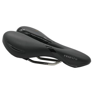 Selle Royal Respiro-Stracciatella Loisir Gel Confort Max Moderate Avec Protection Laterale Et Elastomere Noir 277X182Mm 535G