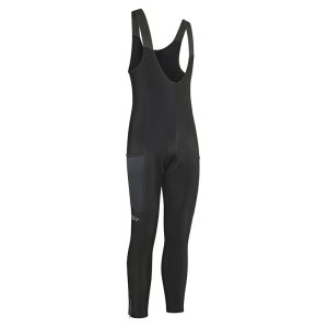 Cuissard - Collant Long Gist Bib-Tighs Zero à Bretelles Pour Temperature 0° Noir Zip Aux Chevilles L -5653