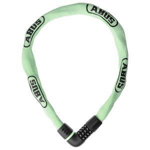 Antivol Velo Articule à Combinaison - Code Abus Tresor 6807 Diam 7 Mm L 110 Cm Vert Sauge Pene 360° - Niveau Securite 7