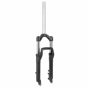 Fourche Fatbike-VTT 20 " Easy Noir 100Mm Pour Frein à Disque Pivot Lisse L300 Mm 1"1-8-28.6 Exterieur - Roue Blocage Rapide