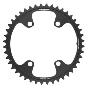 Plateau Route 4Bra D.110 Pour Shimano Ultegra R8100 - 105 R7100 Stronglight 44Dts Interieur Noir Alu 12V. Pour Exterieur 56Dts