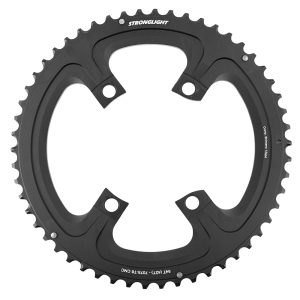 Plateau Route 4Bra D.110 Pour Shimano Ultegra R8100 Stronglight 54Dts Exterieur Noir Alu 12V. Pour Interieur 42Dts Livre Avec Kit Intravis