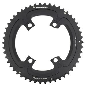 Plateau Route 4Bra D.110 Pour Shimano 105 R7100 Stronglight 50Dts Exterieur Noir Alu 12V. Pour Interieur 36Dts Livre Avec Kit Intravis