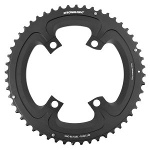 Plateau Route 4Bra D.110 Pour Shimano 105 R7100 Stronglight 52Dts Exterieur Noir Alu 12V. Pour Interieur 38Dts Livre Avec Kit Intravis