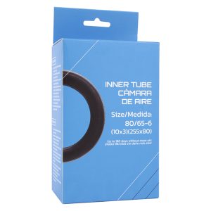 Chambre À Air Trottinette  10 X 3.00 (80-65-6) Valve Standard Droite