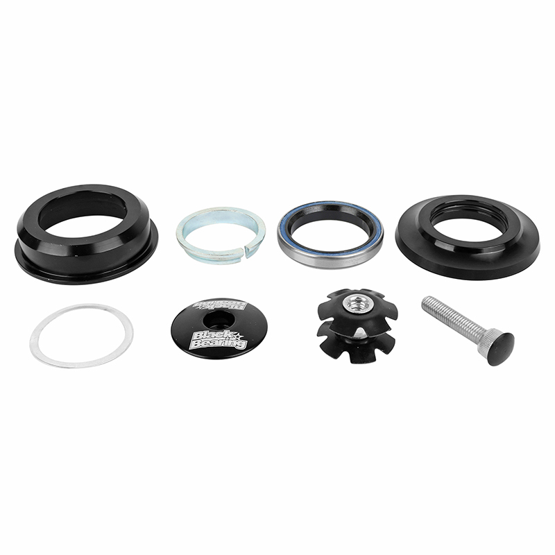 Jeu de Direction Blackbearing Semi Integre 1"1-8 (Haut) 49Mm (Avec Passge de Gaine) Avec Bouchon Etoile – Image 3